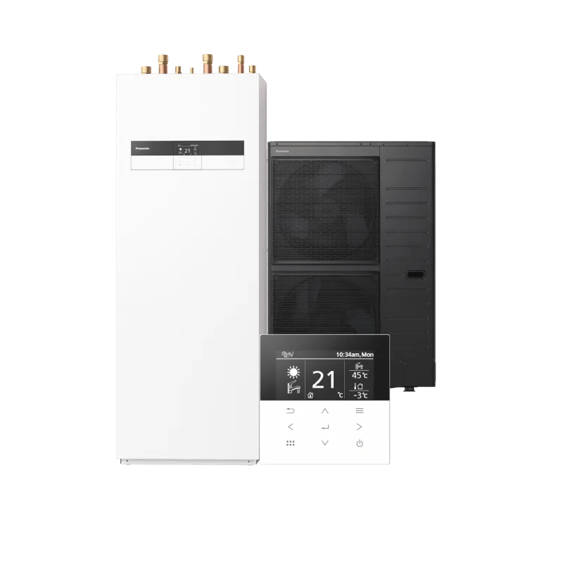 Panasonic Air-Water Heat Pump With Water Tank - KlimaTime