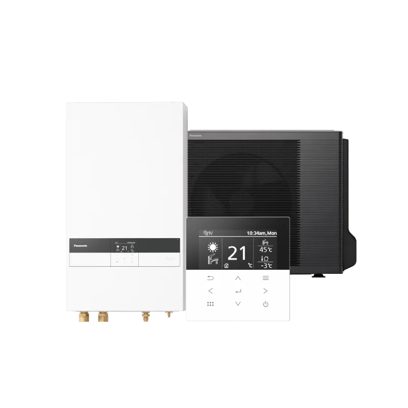 Panasonic Pompe à Chaleur Air-eau Bi-bloc Aquarea HP K Split 7kW WH ...