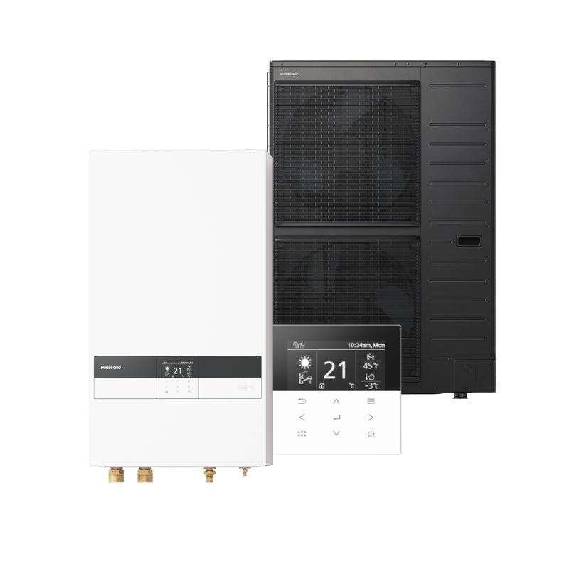 Panasonic 9kW Aquarea T-CAP K Bi-block Air-water Heat Pump 3-Phase WH ...