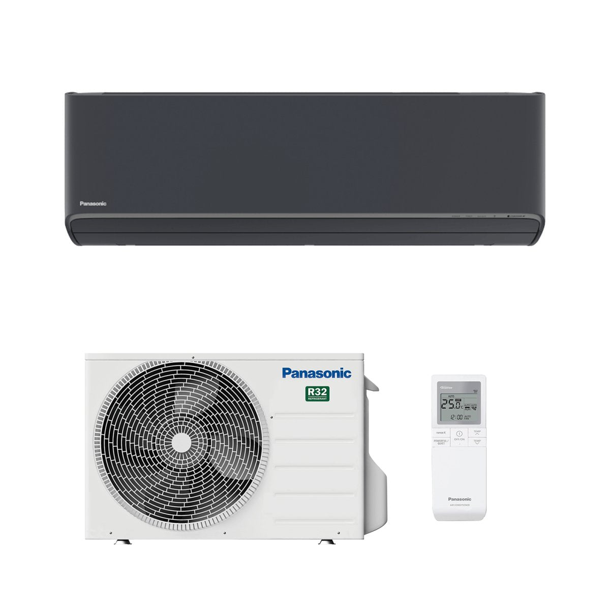 Panasonic-Panasonic Etherea Inverter Plus Dark 25-KlimaTime