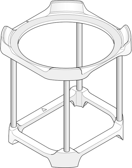 Panasonic mounting frame hot water heat pump PAW-DHW-STAND-KlimaTime